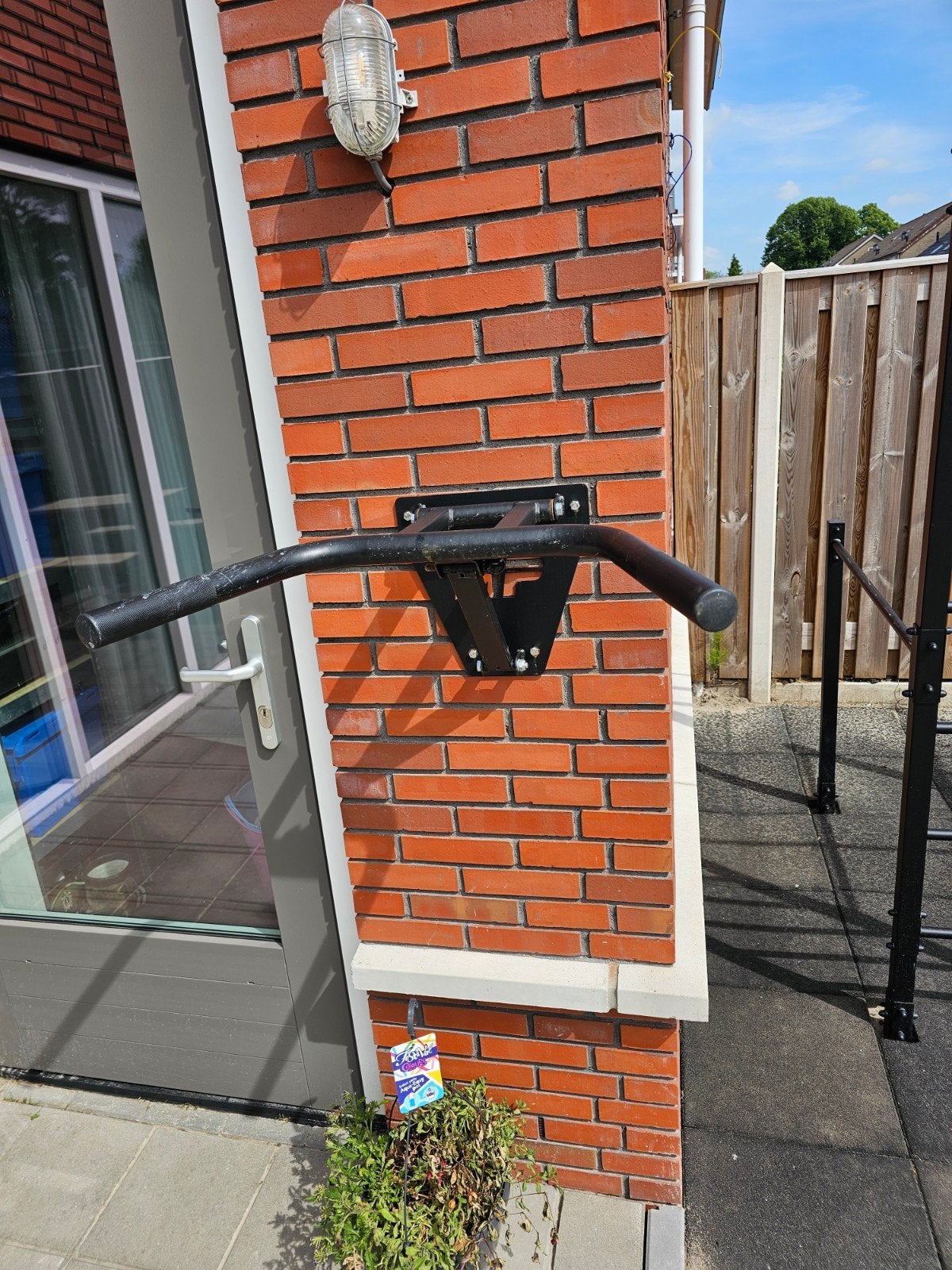 Muur dip bar wall mount, Ophalen, Gebruikt, Wasrek