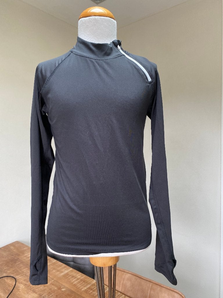 ZARA (sport) shirt zwart nieuwstaat maat 146 / 152 ZA, Meisje, Sport- of Zwemkleding, Ophalen of Verzenden, Zo goed als nieuw