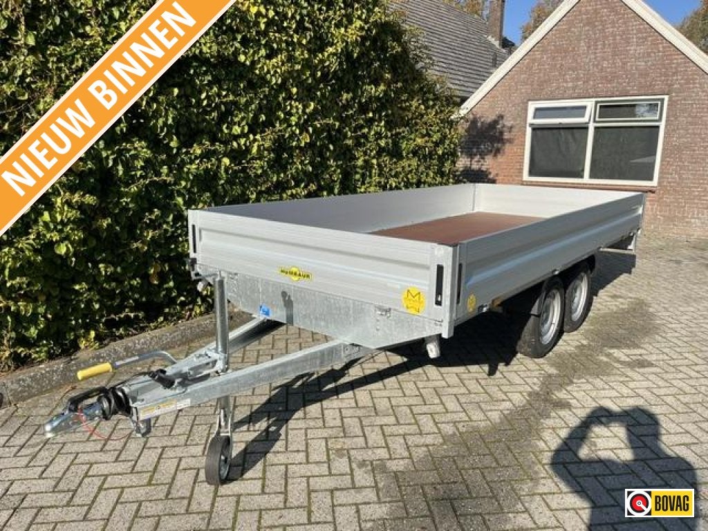 NIEUW Humbaur plateauwagen | 410 x 185 CM | 2500 KG, Nieuw