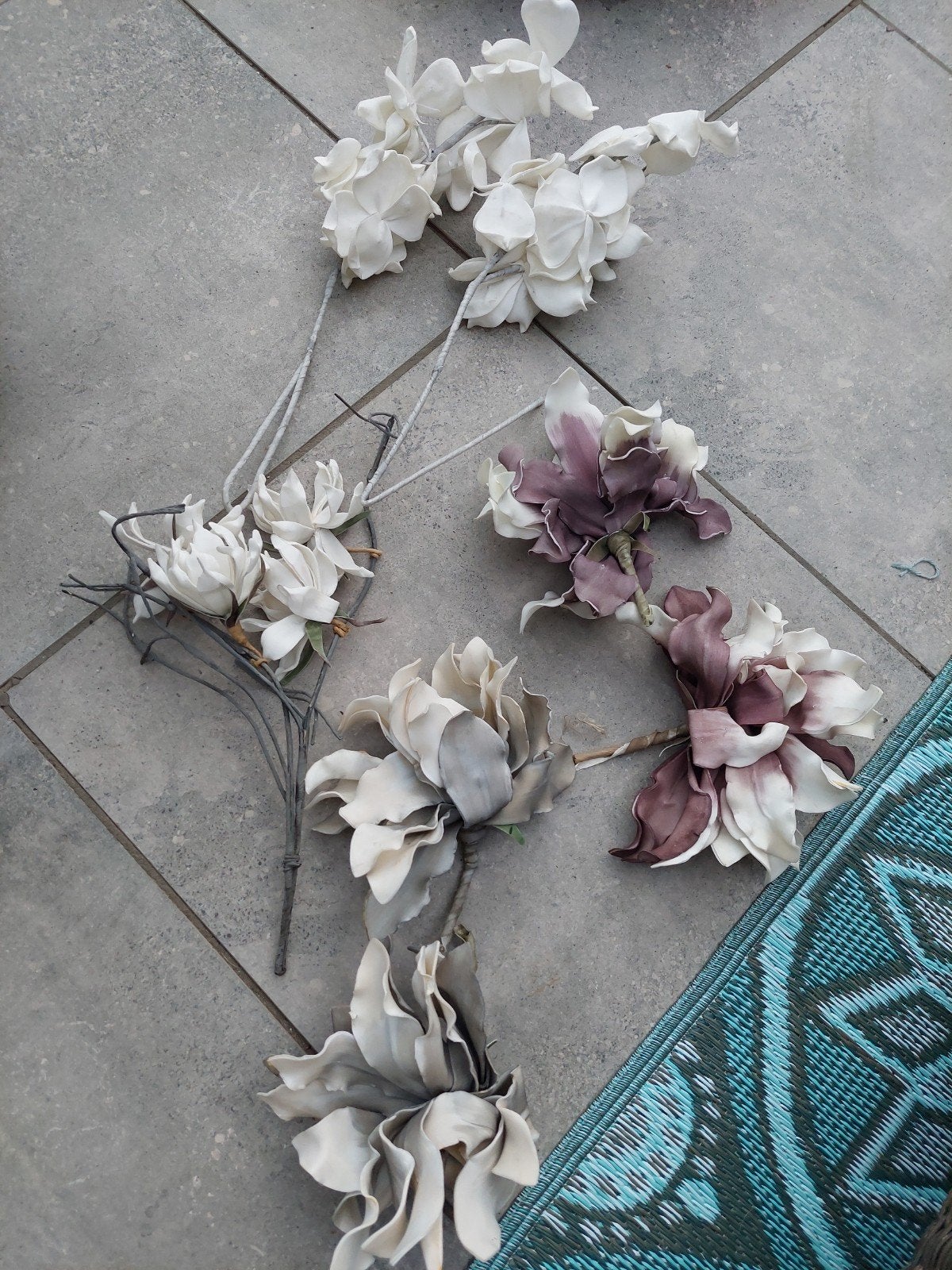Gratis op te halen kunstbloemen, Huis en Inrichting, Ophalen, Gebruikt, Wit