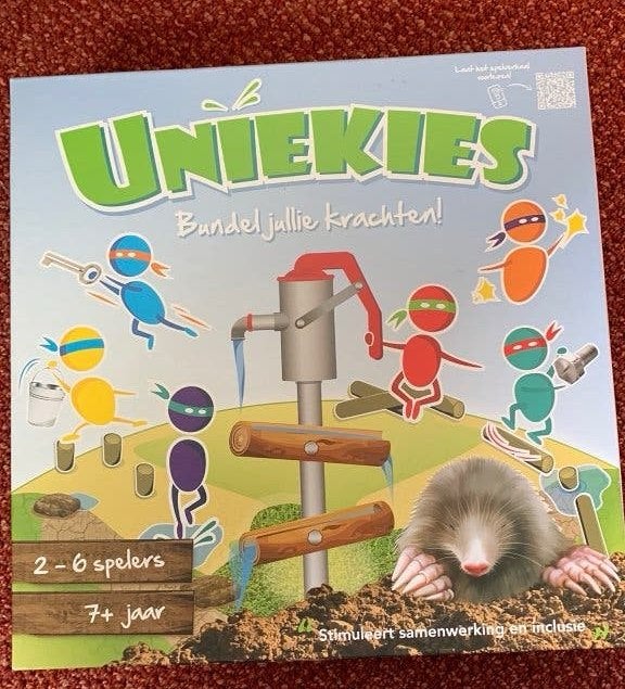 Uniekies coöperatief spel voor onderwijs of thuis, Ophalen of Verzenden, Zo goed als nieuw
