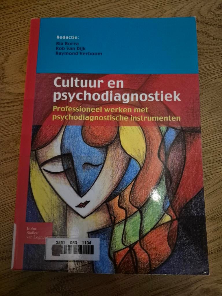 Cultuur en psychodiagnostiek - Professioneel werken, Boeken, Ria Borra, Rob van Dijk, Raymond Verboom, Zo goed als nieuw, Gamma