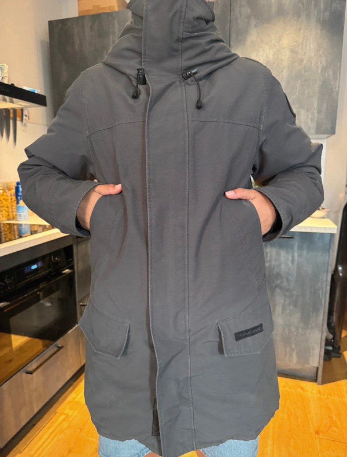 Canada Goose black label, Kleding | Heren, Jassen | Winter, Ophalen of Verzenden, Zo goed als nieuw, Zwart