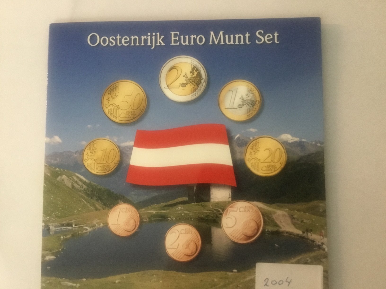 SETJE OOSTENRIJK  BU 2004 + SPECIALE MUNT., Postzegels en Munten, Munten | Europa | Euromunten, Ophalen of Verzenden, Oostenrijk