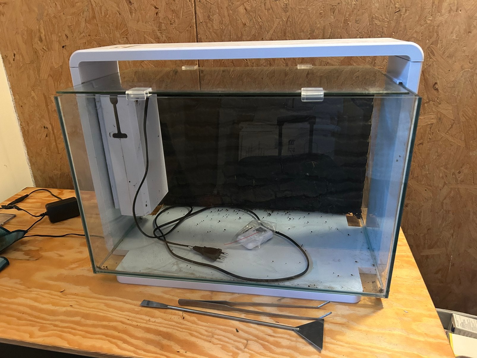 Aquarium superfish home 65L, Ophalen, Gebruikt, Leeg aquarium