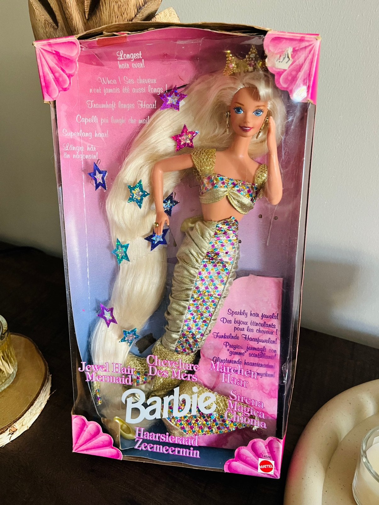 Barbie jewel hair mermaid in originele doos, Ophalen of Verzenden, Zo goed als nieuw, Barbie