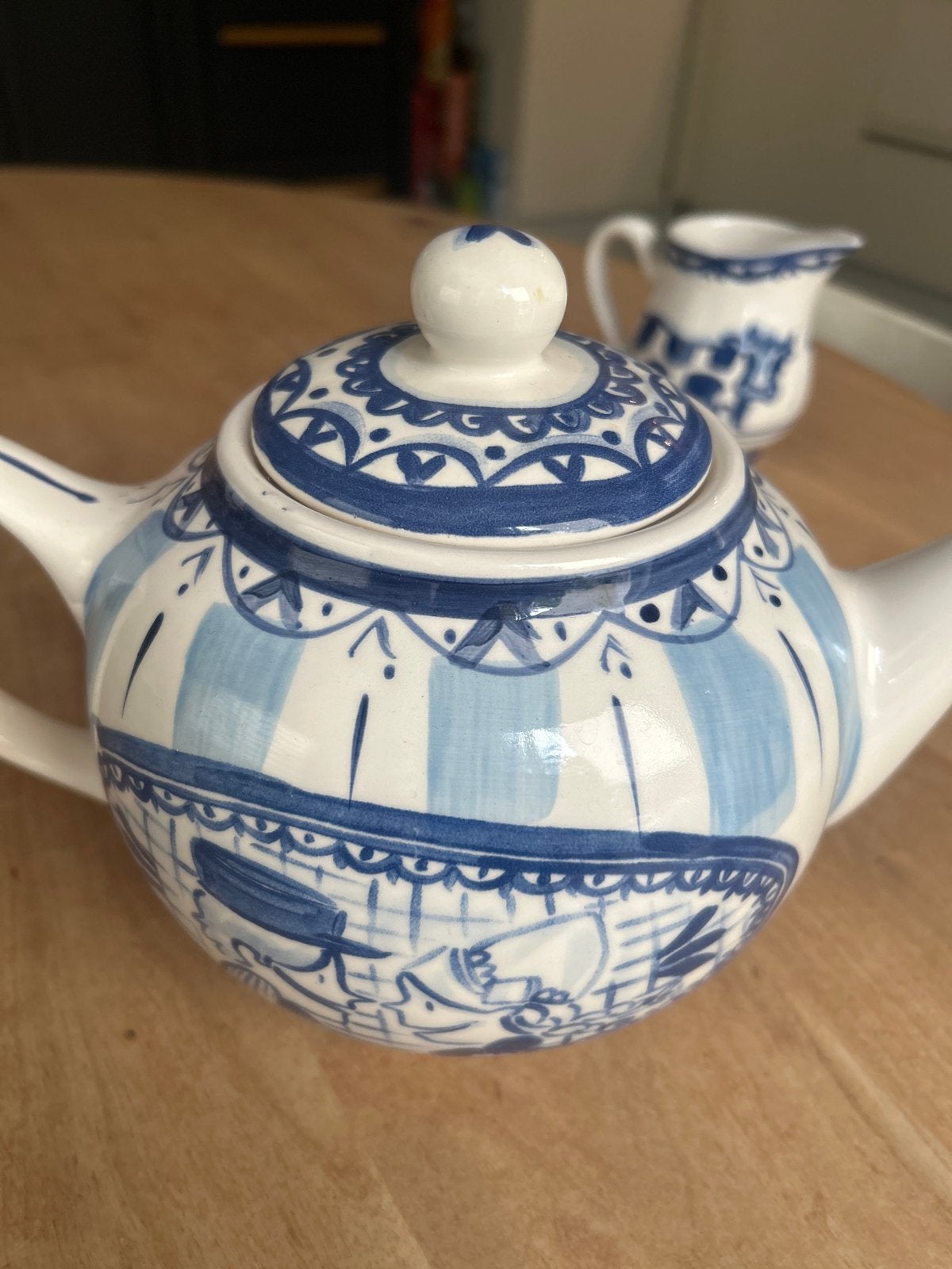 Theepot Delftsblauw Blond Amsterdam, Keramiek, Ophalen of Verzenden, Zo goed als nieuw, Delftsblauw