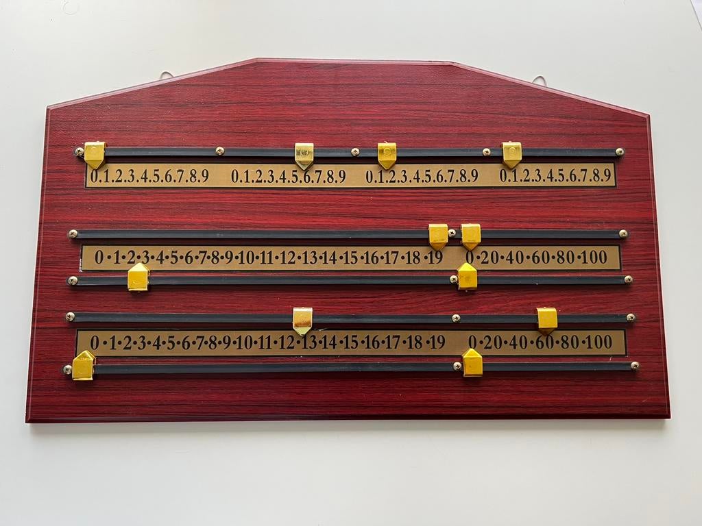 Te koop: Stijlvol Snooker Scorebord (wandmodel), Ophalen of Verzenden, Zo goed als nieuw, Snookertafel