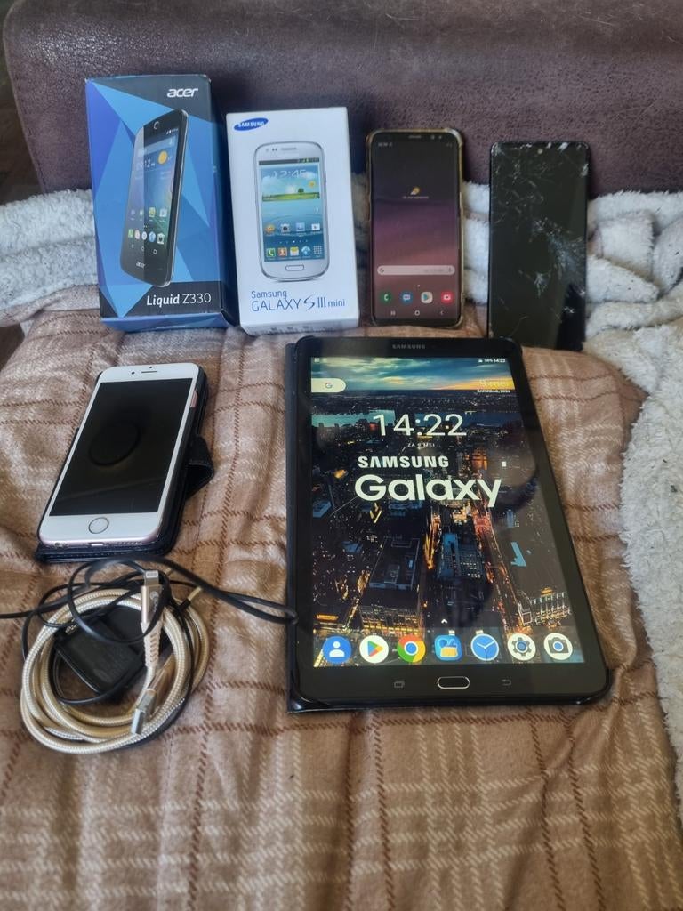 Partij telefoons en tablet: Samsung, Acer, iPhone, Ophalen, Gebruikt, Overige modellen, Zonder simlock