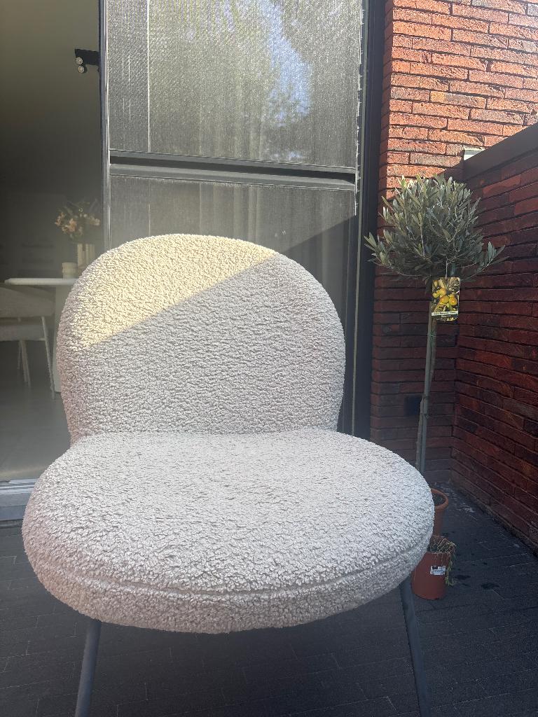 Beige Teddie stoel karwei, Ophalen, Zo goed als nieuw, Overige kleuren, Eén