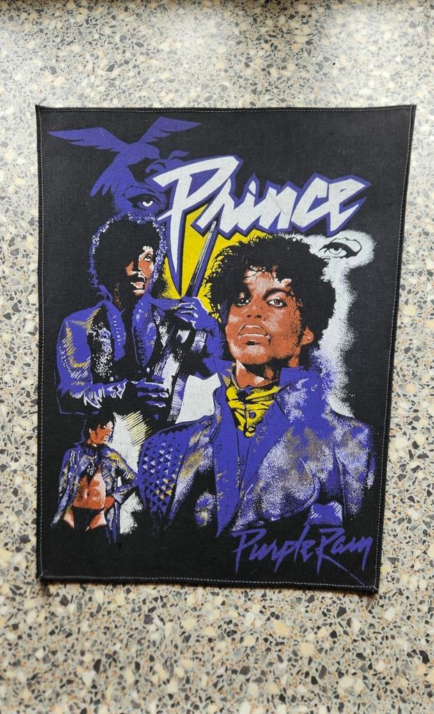 Prince " Purple Rain"  rugpatch, 1986  Nieuw!, Ophalen of Verzenden, Nieuw