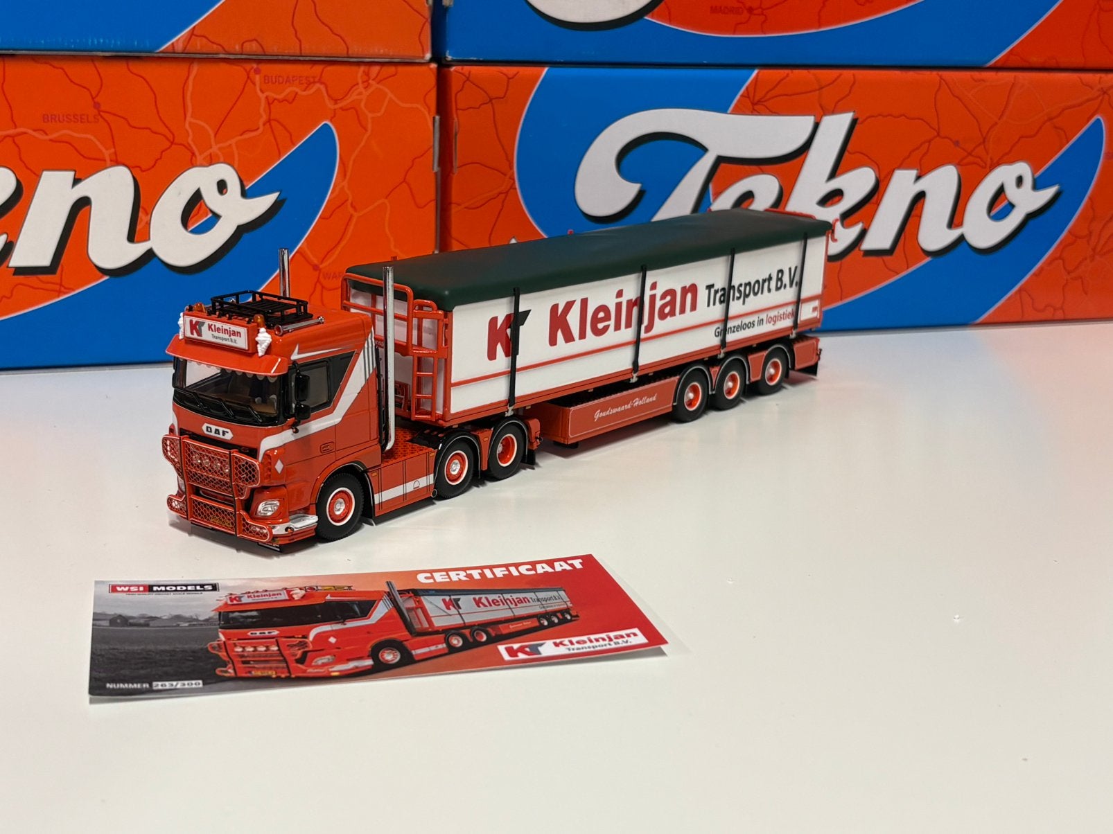 Wsi Kleinjan, Hobby en Vrije tijd, Modelauto's | 1:50, Ophalen of Verzenden, Zo goed als nieuw, Bus of Vrachtwagen, Wsi
