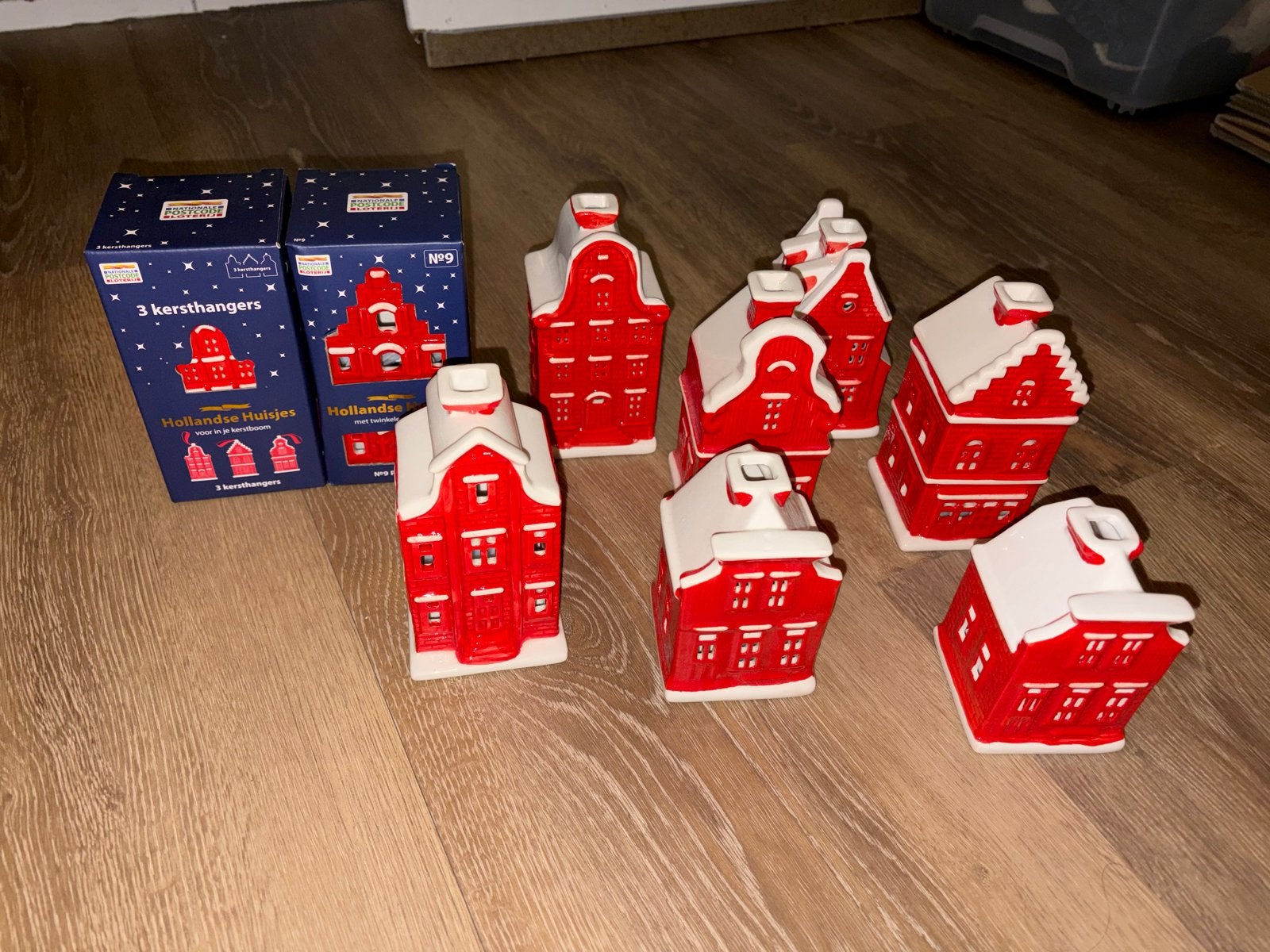 Postcodeloterij huisjes en kersthangers, Ophalen of Verzenden, Gebruikt