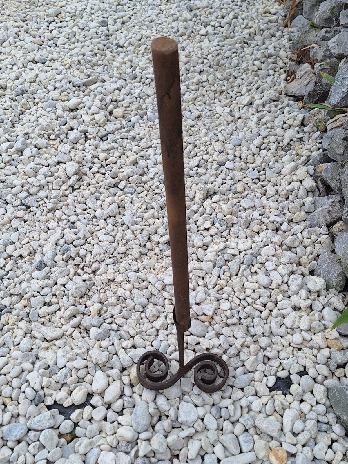 Antiek handgesmeed brandijzer, Antiek en Kunst, Ophalen of Verzenden