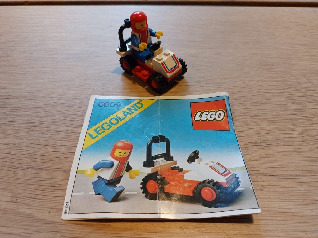 Lego Legoland raceauto 6609, Gebruikt, Lego, Ophalen of Verzenden, LEGOLAND