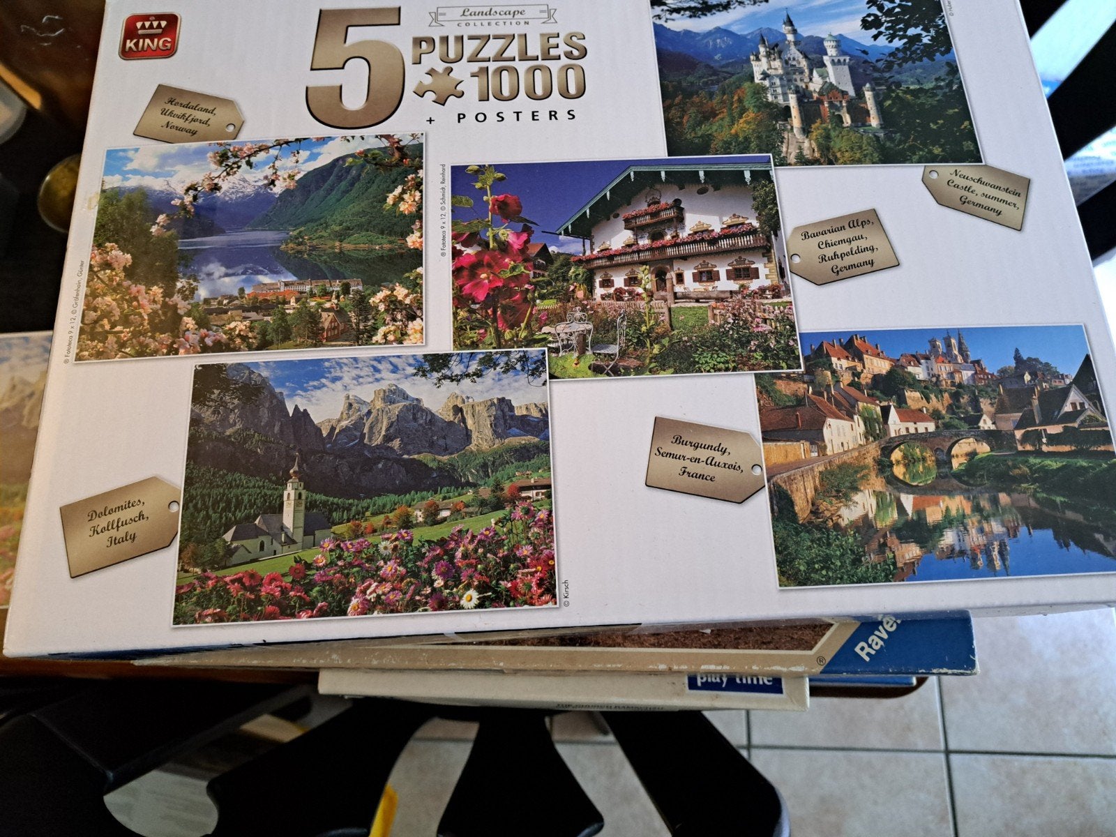PARTIJ LEGPUZZELS DIVERSE STUKJES COMPLEET., Ophalen, Zo goed als nieuw, Legpuzzel