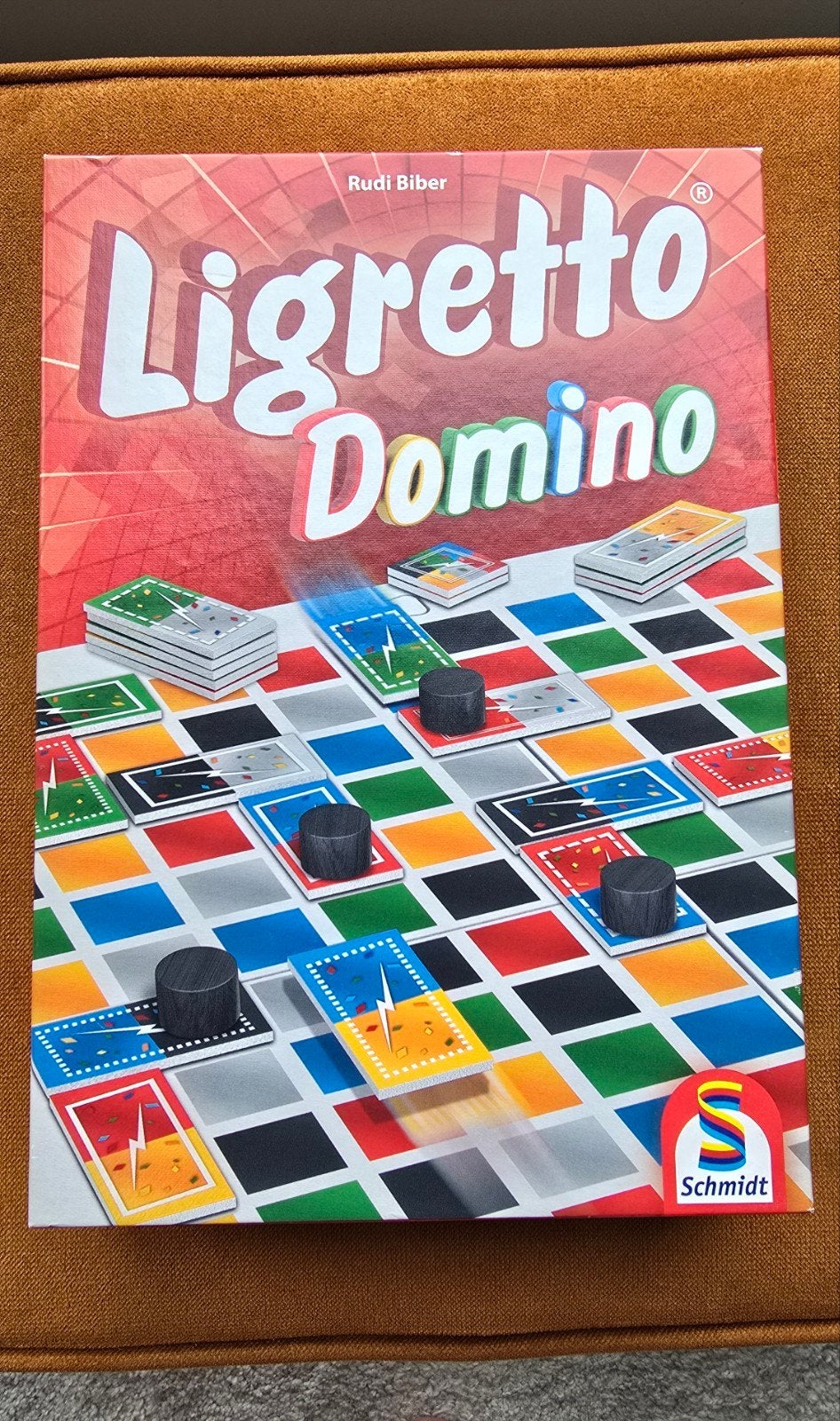 Ligretto Domino Bordspel - Zo goed als nieuw, Hobby en Vrije tijd, Een of twee spelers, Ophalen of Verzenden, Zo goed als nieuw
