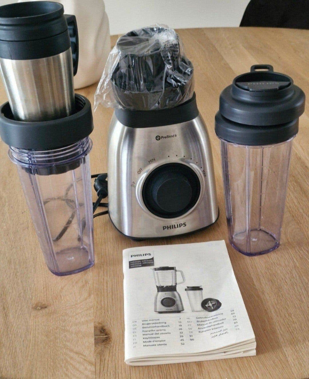 Philips ProBlend 6 Blender met 2 To-Go Bekers, Ophalen