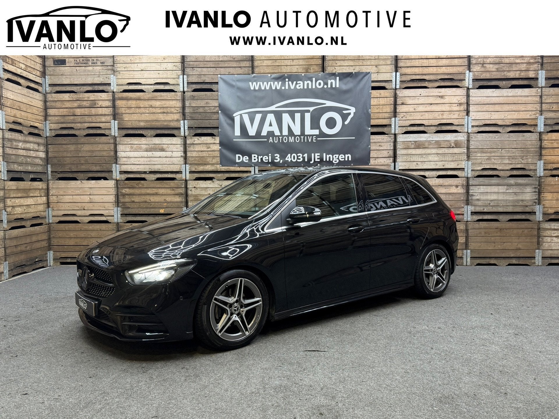 Mercedes-Benz B-klasse 200 Business Solution AMG Navigatie c, Auto's, Dealer onderhouden, Gebruikt, 4 cilinders, Leder en Stof