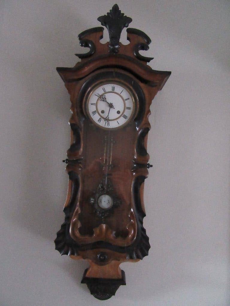 Mooie oude  (Antiek ?) hangklok, Antiek en Kunst, Verzenden