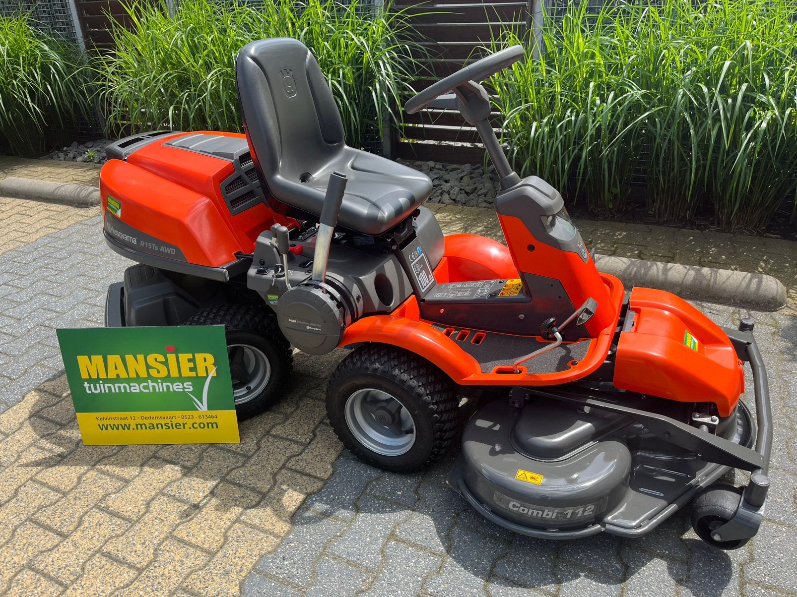 Husqvarna Rider R15Ts AWD. 1 jaar garantie. Lage urenstand!, Info@mansier.com, Gebruikt, Mansier, Husqvarna