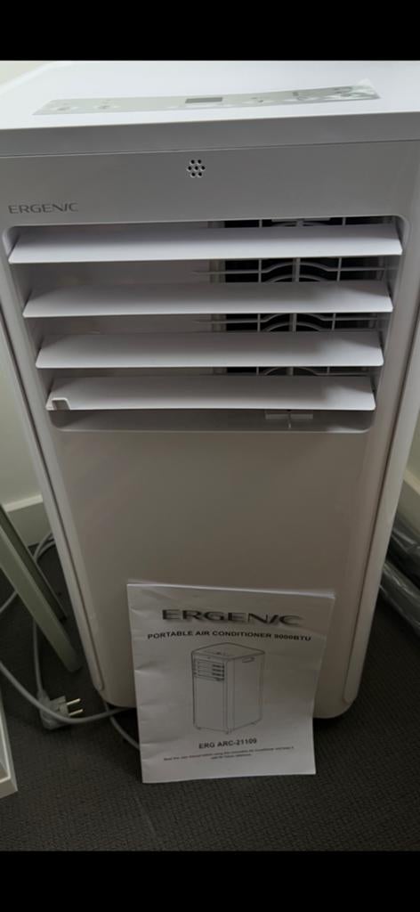 Ergenic ARC-21109 Mobiele Airco - 9000 btu - Z.G.A.N, Ophalen, Ventileren, 3 snelheden of meer, Zo goed als nieuw