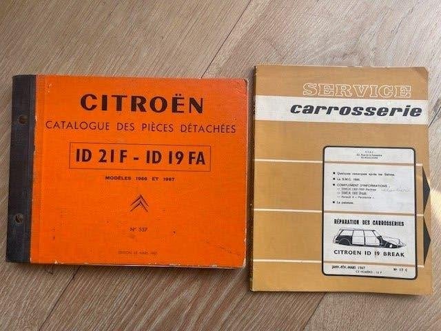 Citroën ID DS, Break Onderdelenboek + RTC Carrosseries Break, Ophalen of Verzenden