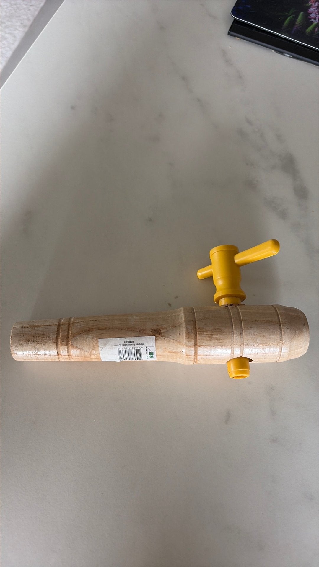 Houten kraantje voor op de regenton, Ophalen of Verzenden, Nieuw, Handmatig