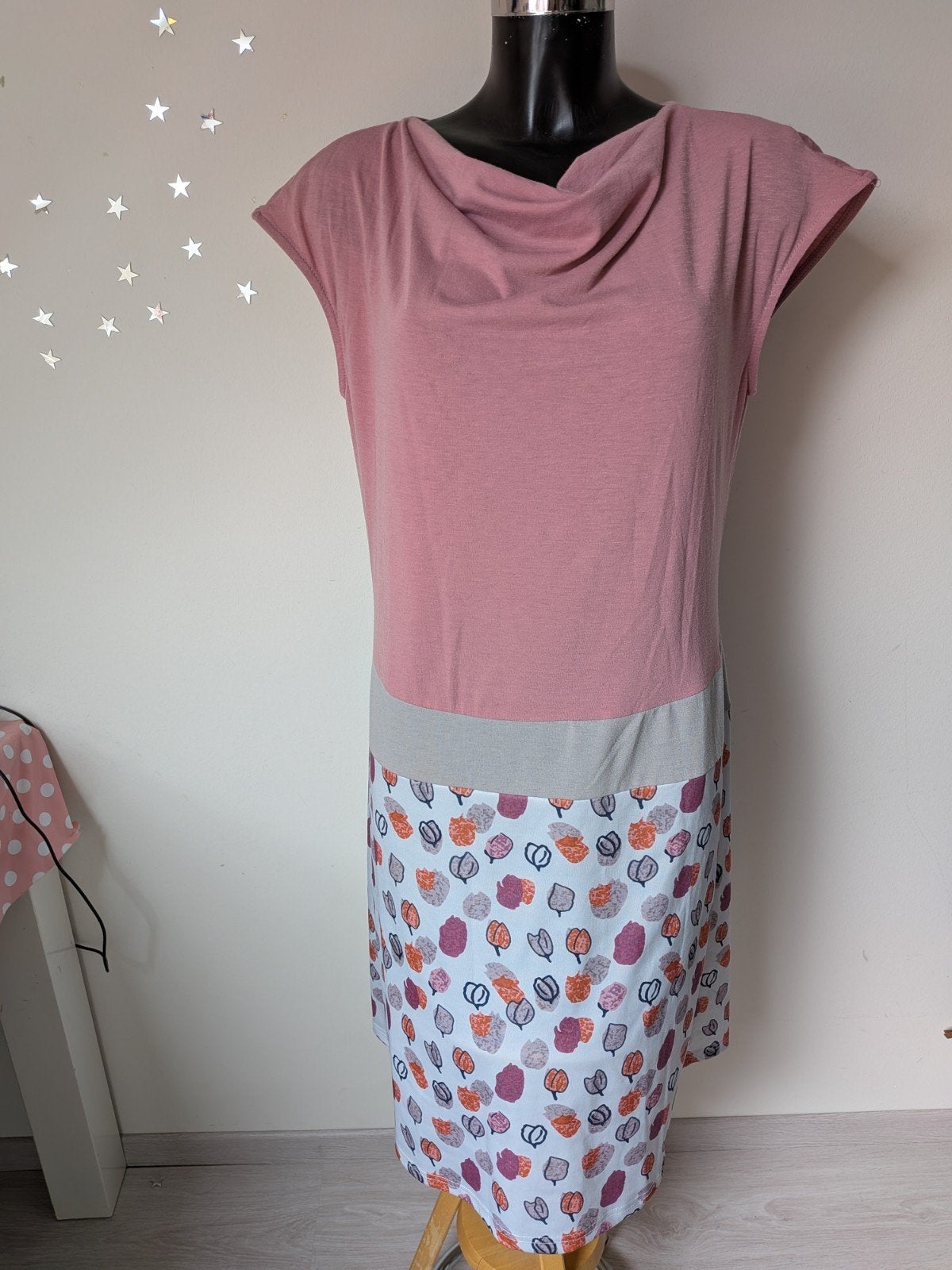 Lange roze jurk L/XL, Kleding | Dames, Maat 42/44 (L), Ophalen of Verzenden, Roze, Gedragen
