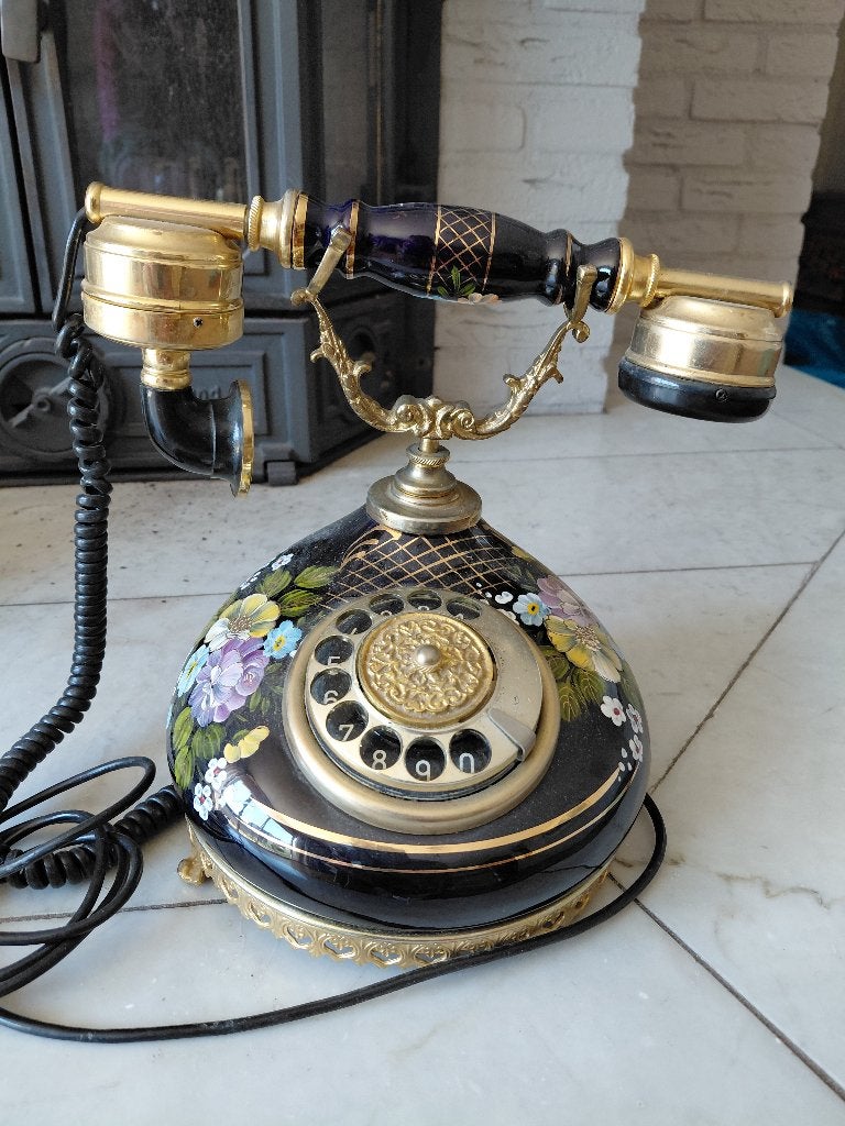 Ouderwetse telefoon, Ophalen