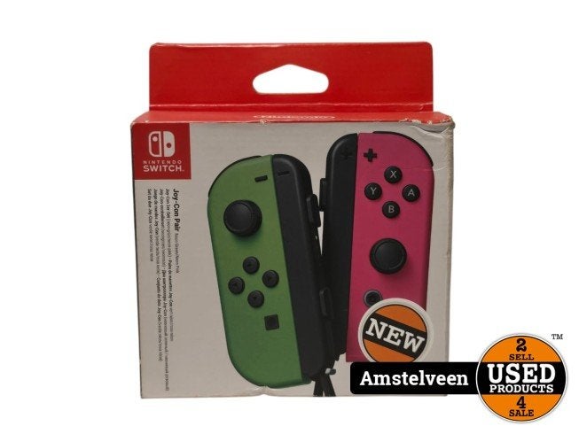 Nintendo Switch Joy-Cons Pair | Pink/Green | New, Nintendo, Nieuw, Support@nintendo.com, 11-1 Hokotate-cho, Kamitoba, Minami-ku
Kyoto 601-8501
Japan