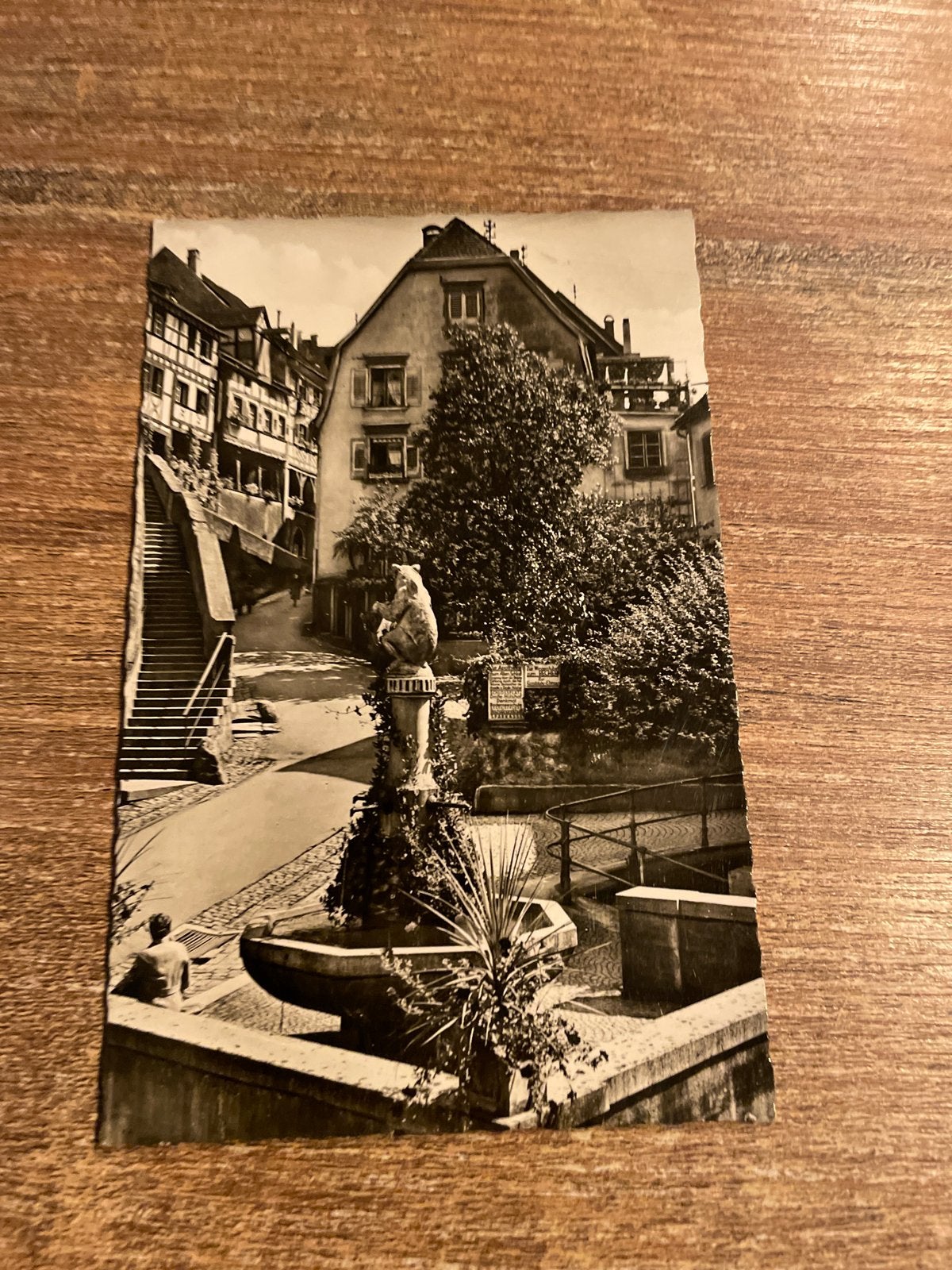 Oude Ansichtkaart Meersburg am Bodensee, Duitsland (1963), Verzamelen, Ophalen of Verzenden, 1960 tot 1980, Gelopen, Duitsland