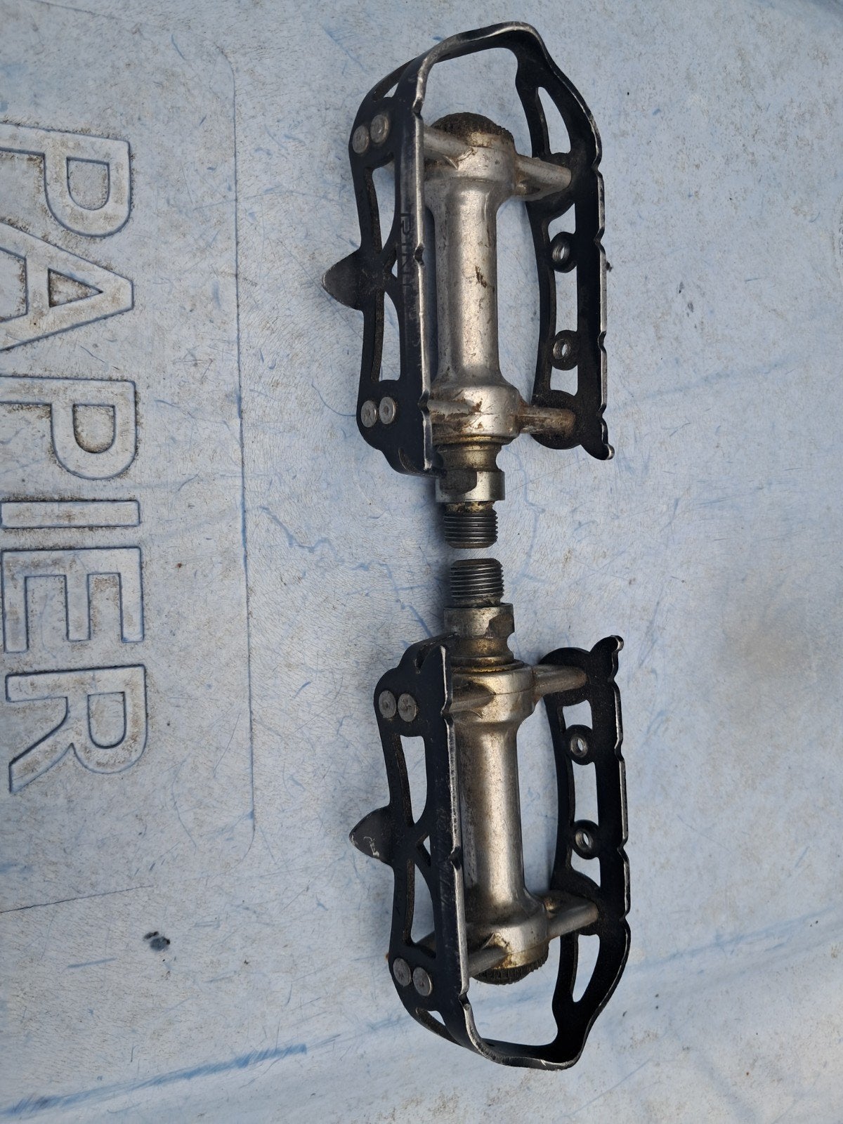 cambio rino pedalen campagnolo model, Ophalen of Verzenden, Gebruikt, Crankstel of Pedalen