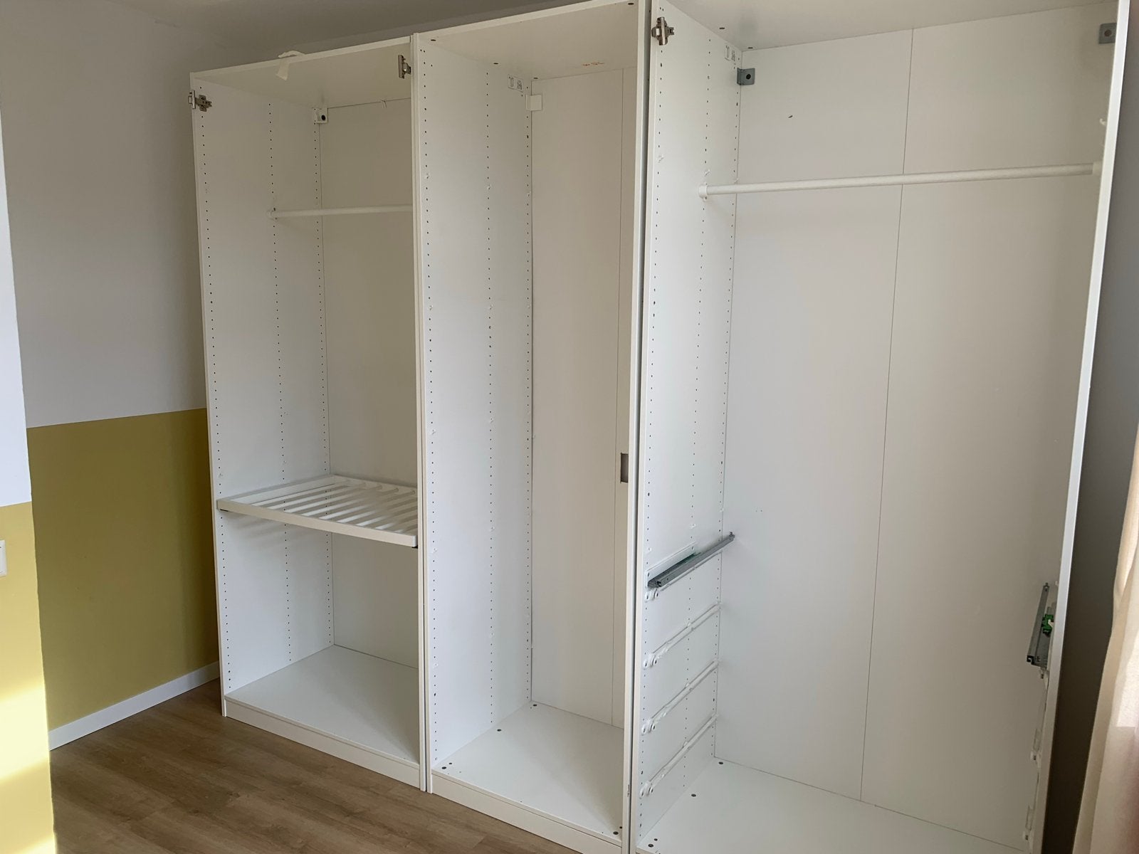 IKEA Pax kasten - Drie stuks, wit, Ophalen, Gebruikt, 200 cm of meer, 150 tot 200 cm