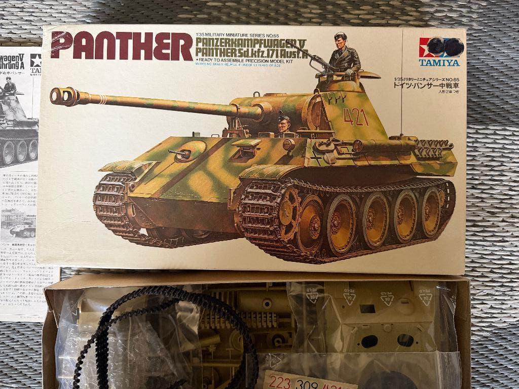 Panther panzerkampfwagen V, Hobby en Vrije tijd, Tank, Groter dan 1:32, Nieuw, Ophalen of Verzenden