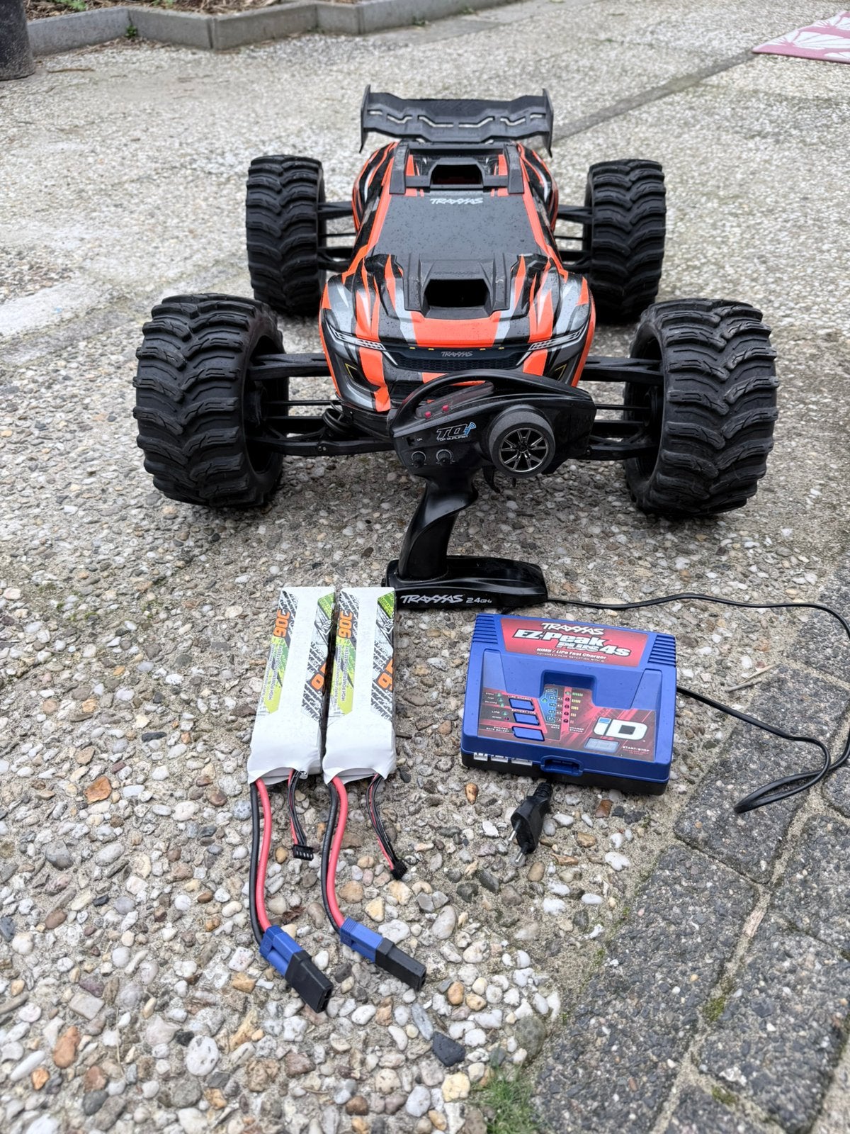 Traxxas XRT 8s met accu’s en lader!, Gebruikt, Auto offroad, RTR (Ready to Run), Overige schalen