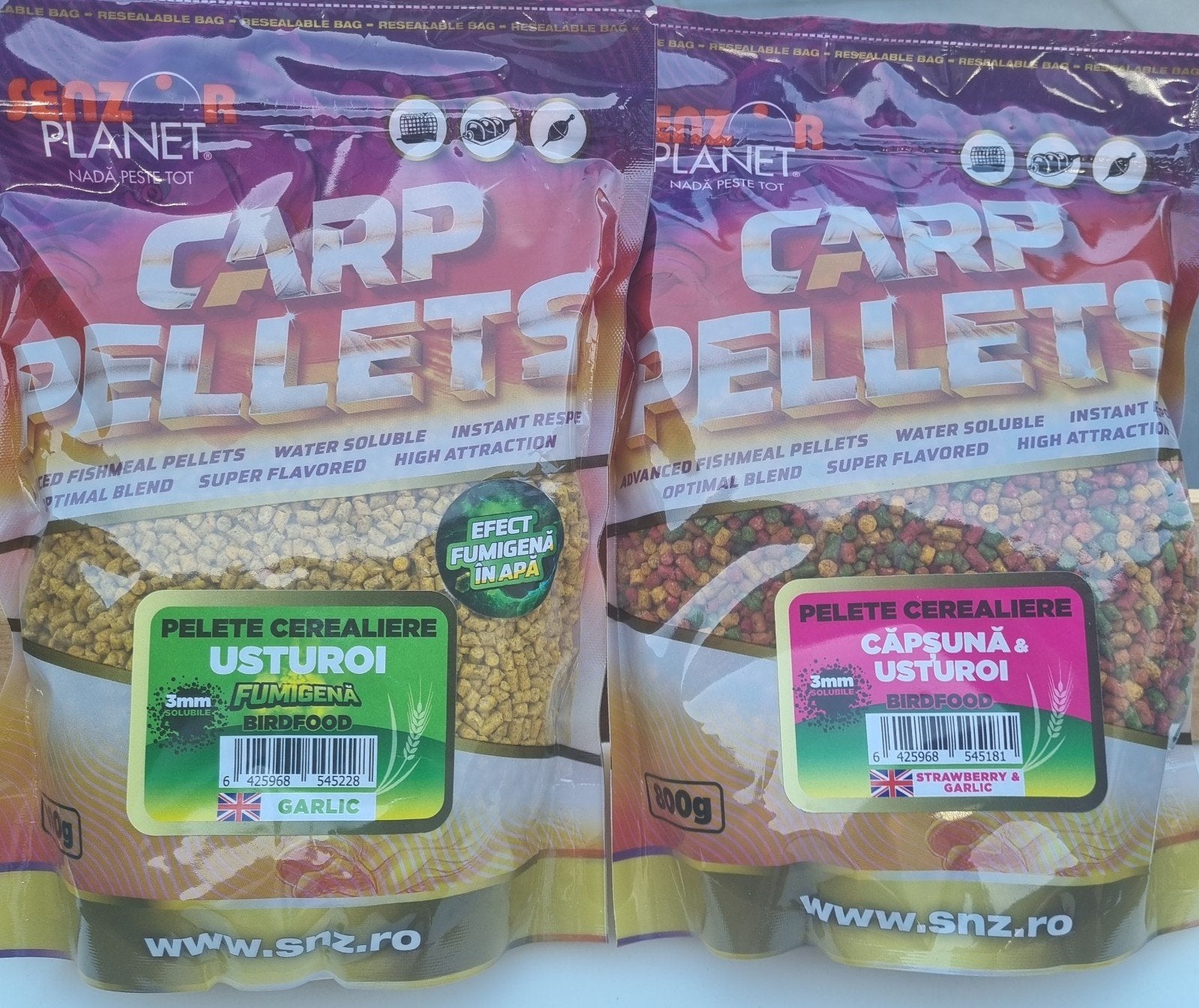 Senzor Planet Carp Pellets - Diverse Smaken (800g), Ophalen of Verzenden, Nieuw