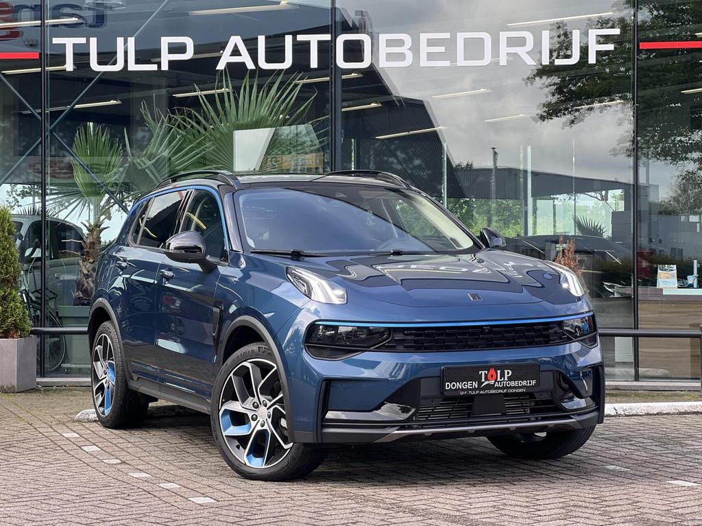 Lynk & Co 01 1.5 PHEV 7dcth 5d 132kw Dak Pano 360Cam LED, Stof, Blauw, Bedrijf, 1854 kg