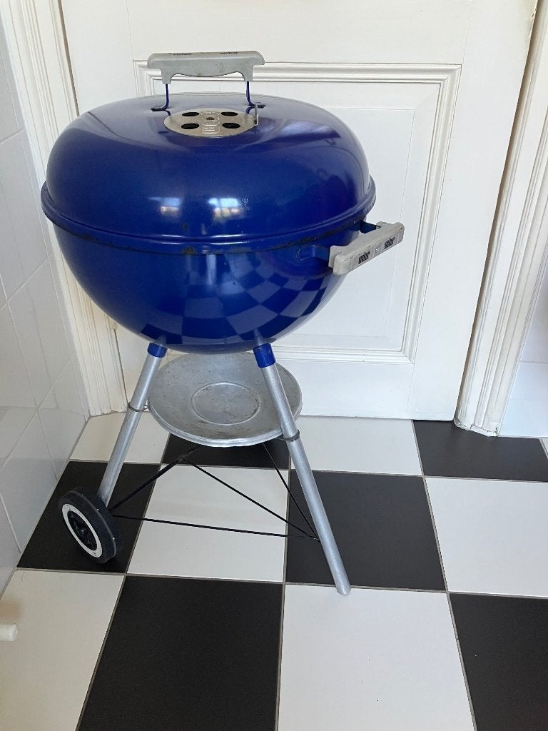 Fijne barbecue BBQ Weber 47 cm compleet en uitstekende staat, Tuin en Terras, Houtskoolbarbecues, Ophalen, Zo goed als nieuw, Weber