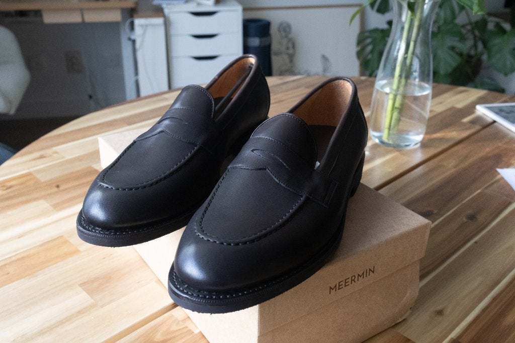 Meermin Loafers - Brown Silkcalf Nieuw - 45, Loafers, Bruin, Nieuw, Ophalen of Verzenden