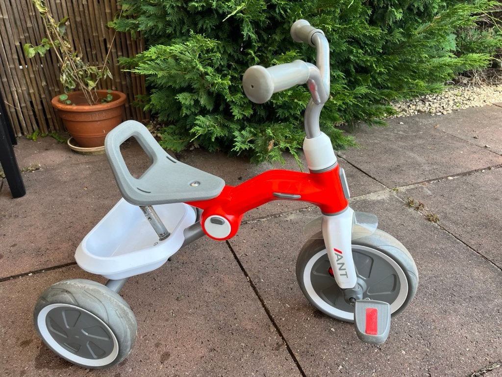 opvouwbare driewieler / kinderfiets met duwstang, Ophalen, Zo goed als nieuw, Duwstang