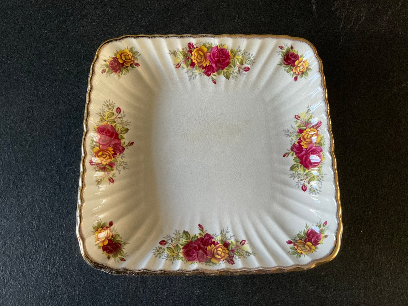 Antieke H. Aynsley & Co. Ltd. Staffordshire schaal, Ophalen