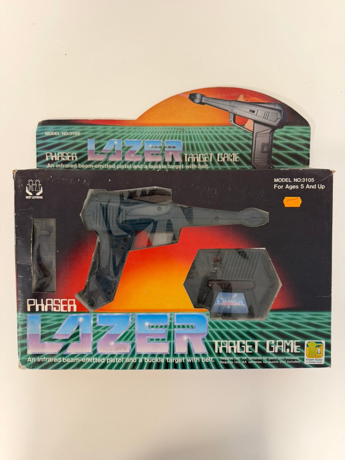 Vintage Phaser Lazer Target Game 3105 uit jaren 1980 nieuw, P, P, P, Nieuw