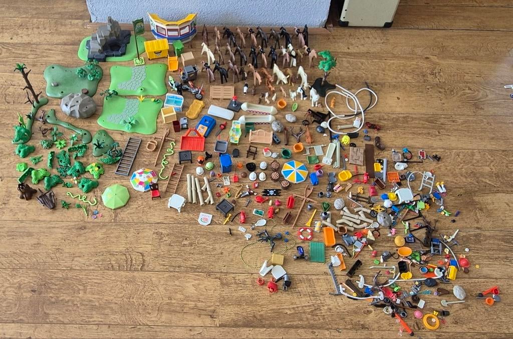 Grote Playmobil verzameling-figuren, dieren & accessoires, Ophalen of Verzenden, Gebruikt
