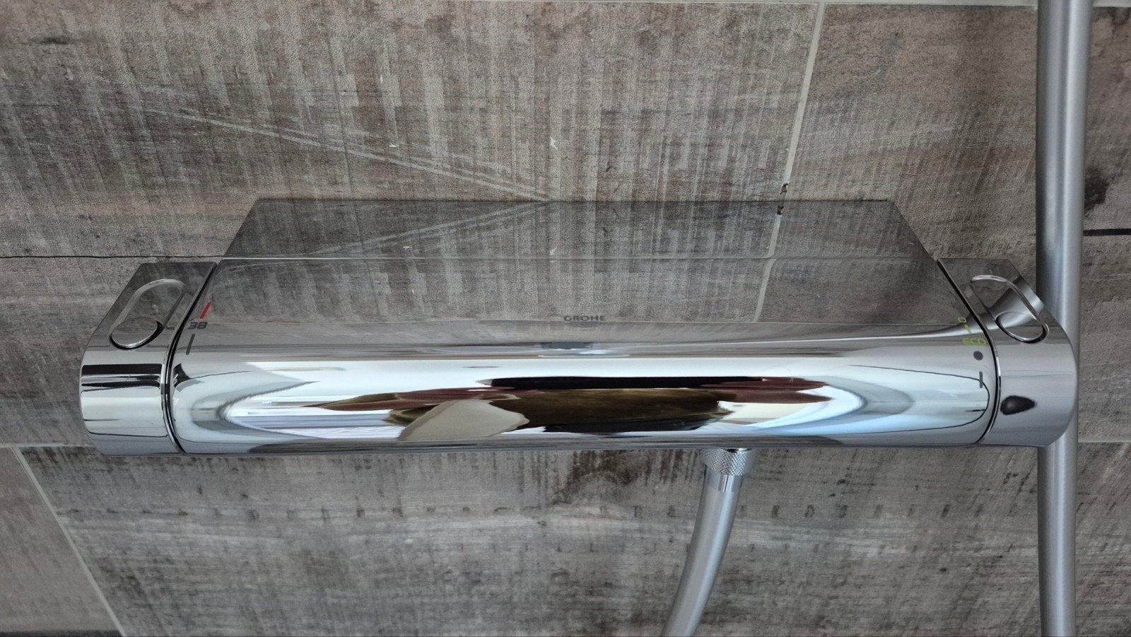Grohe douchekraan Grohe Grohtherm 2000  met klein lekje, Ophalen, Gebruikt, Chroom, Douche