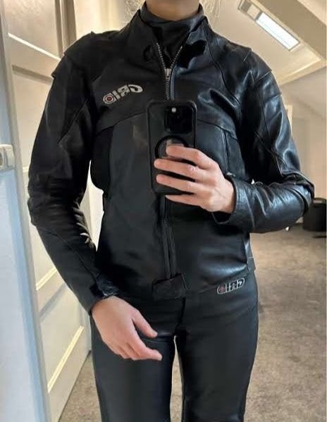 Grid Lederen Motorjas – Zwart – Maat S, Motoren, Kleding | Motorkleding, Jas | leer, Ophalen of Verzenden, GRID, Dames