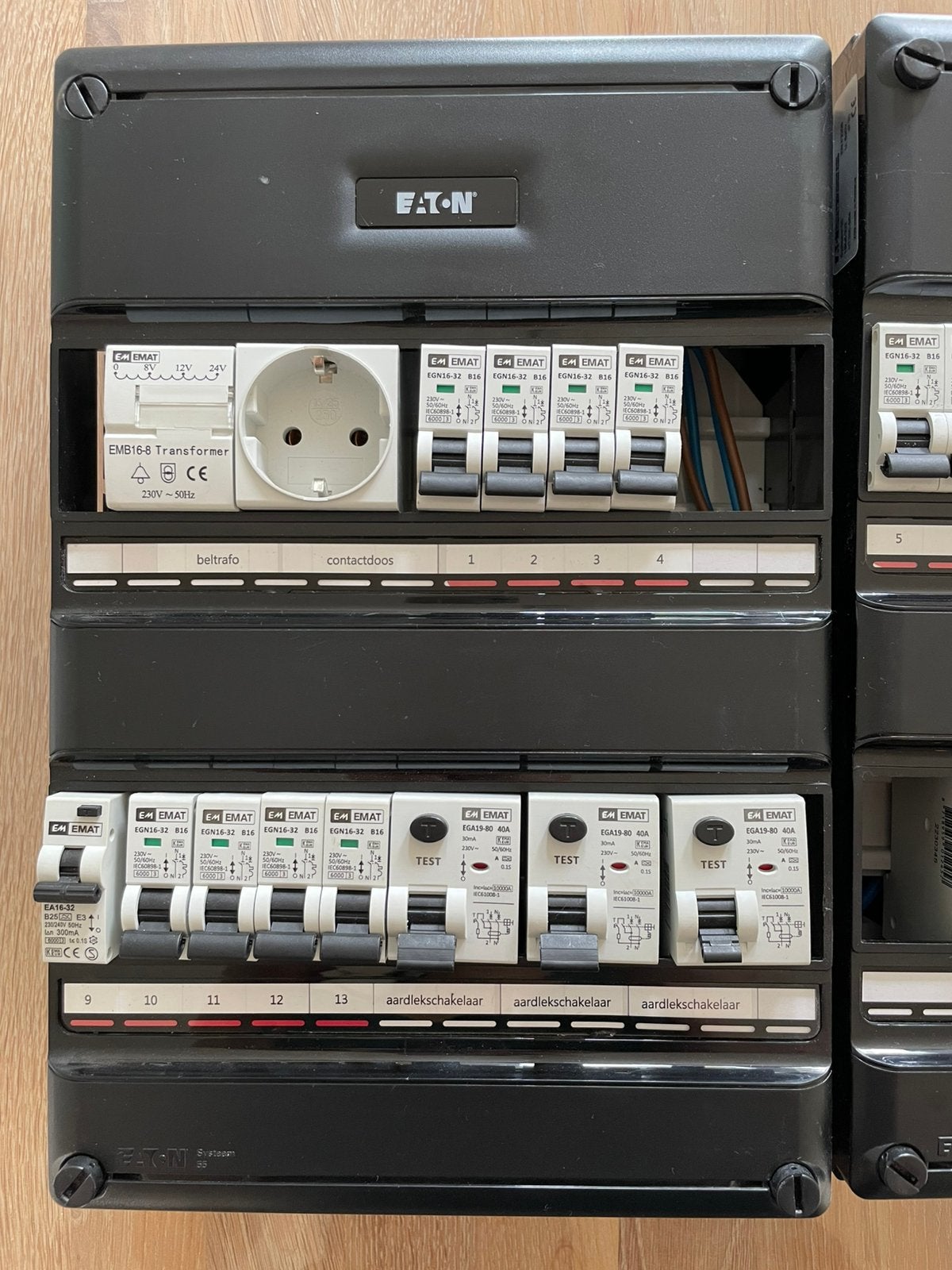 Eaton groepenkast compleet – slechts 2 jaar gebruikt, Ophalen of Verzenden, Zo goed als nieuw, Overige typen