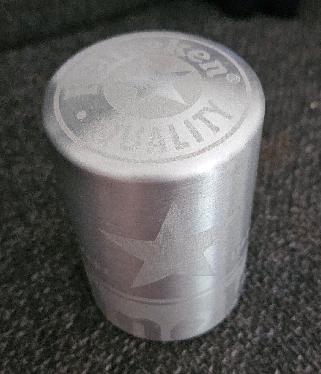 Heineken-flesopener met magneet, Ophalen of Verzenden, Nieuw, Zilver