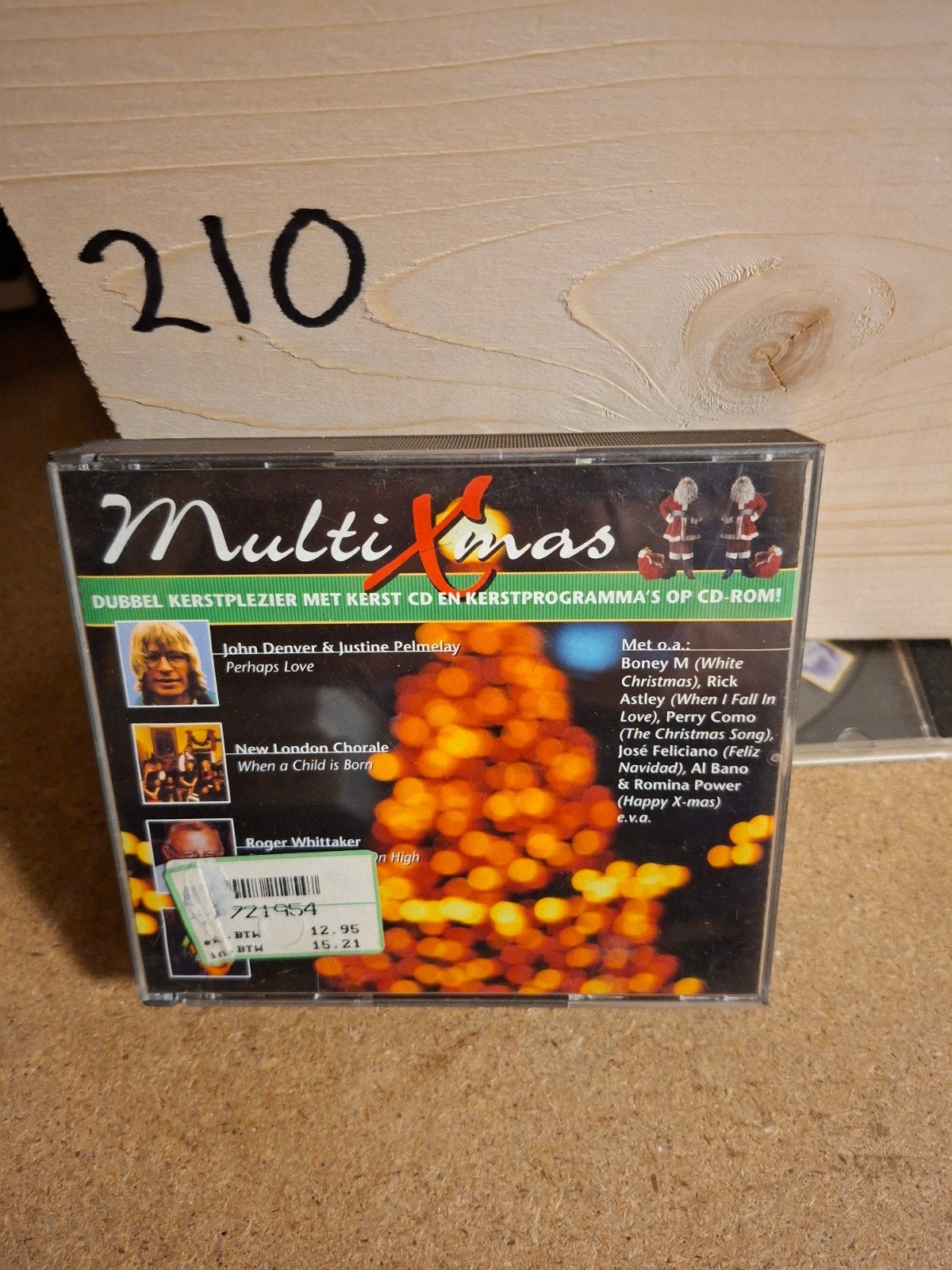 Multi X-mas CD-ROM: Dubbel Kerstplezier met Kerst CD, Ophalen of Verzenden, Gebruikt, Verzamelalbum, Inclusief doosje