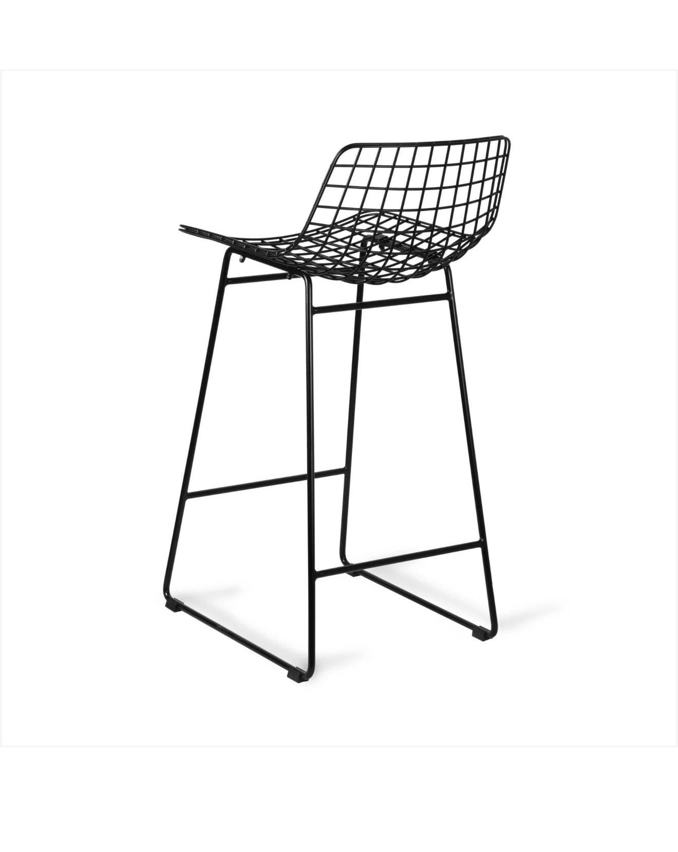 2x Barkruk HK Living Wire zwart incl bekleding, Ophalen, 60 tot 90 cm, Nieuw, Metaal